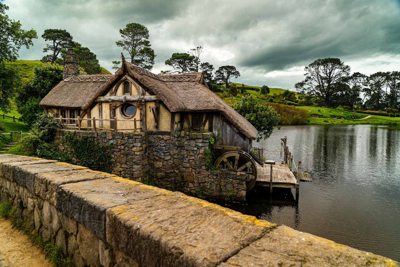 A house in the hobbiton movie set